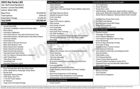 Another view of 2022 Kia Forte LXS for sale in Warrensburg, MO at Warrensburg Ford