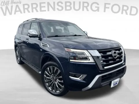 Blue 2022 Nissan Armada Platinum for sale in Warrensburg, MO