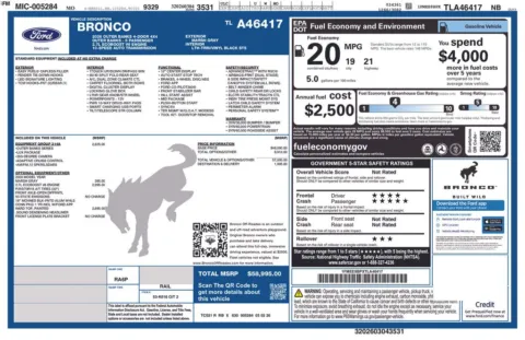 Another view of 2026 Ford Bronco Outer Banks for sale in Warrensburg, MO at Warrensburg Ford