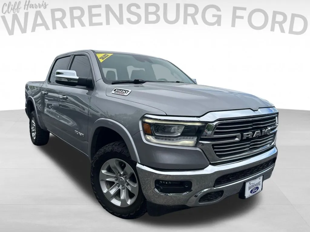 Used 2020 RAM Ram 1500 Pickup Laramie with VIN 1C6SRFJM5LN228920 for sale in Kansas City