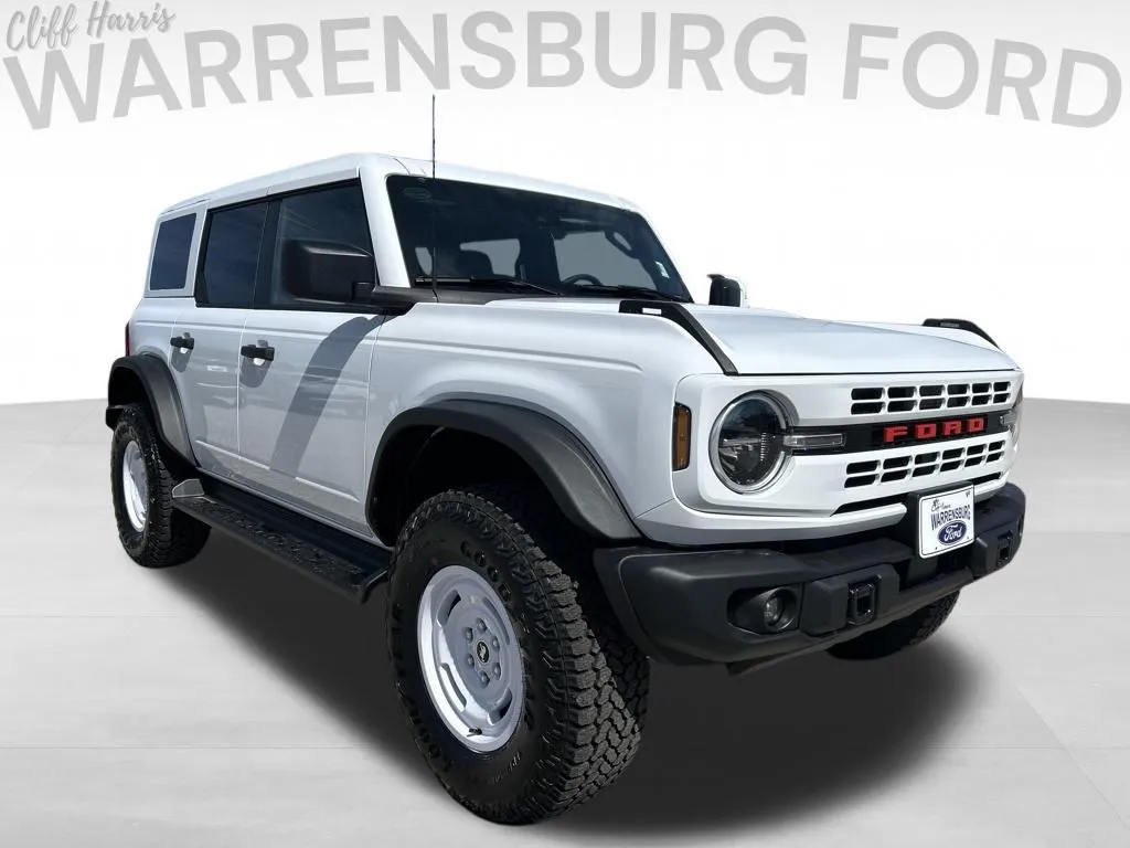 White 2026 Ford Bronco Heritage Edition for sale in Warrensburg, MO