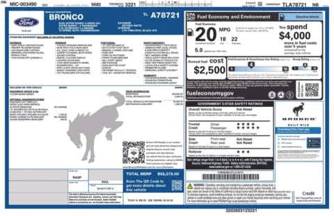 Another view of 2026 Ford Bronco Outer Banks for sale in Warrensburg, MO at Warrensburg Ford