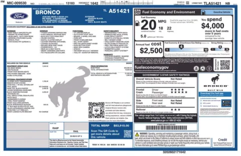 Another view of 2026 Ford Bronco Big Bend for sale in Warrensburg, MO at Warrensburg Ford