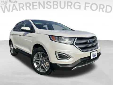 White 2017 Ford Edge Titanium for sale in Warrensburg, MO