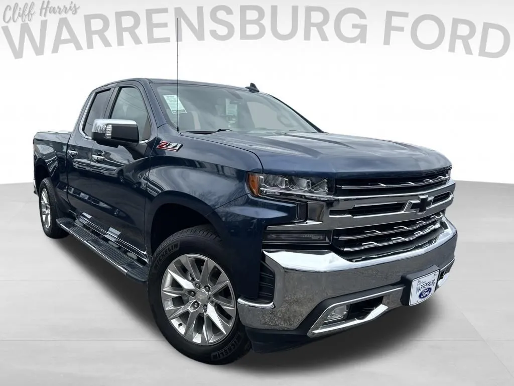Used 2019 Chevrolet Silverado 1500 LTZ with VIN 1GCRYGED9KZ346955 for sale in Kansas City