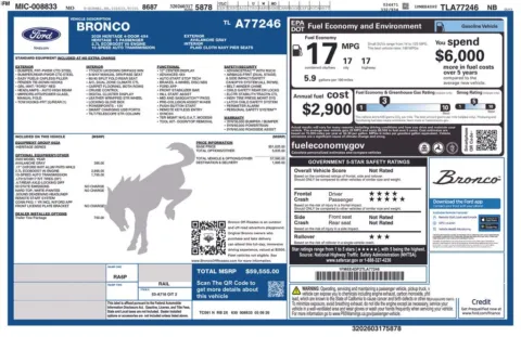 Another view of 2026 Ford Bronco Heritage Edition for sale in Warrensburg, MO at Warrensburg Ford