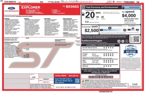 Another view of 2026 Ford Explorer ST for sale in Warrensburg, MO at Warrensburg Ford