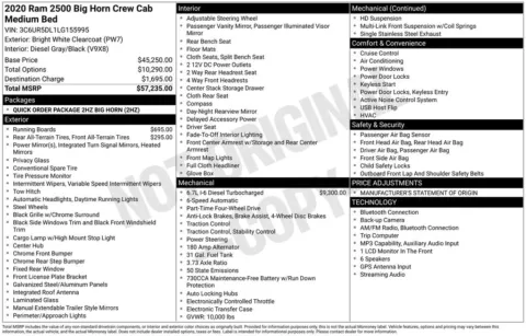 Another view of 2020 Ram 2500 Big Horn for sale in Warrensburg, MO at Warrensburg Ford