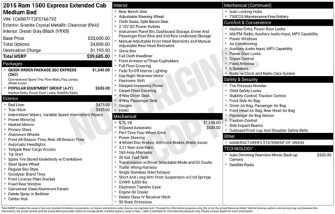 Another view of 2015 Ram 1500 Express for sale in Warrensburg, MO at Warrensburg Ford