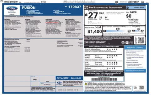 Another view of 2019 Ford Fusion SE for sale in Warrensburg, MO at Warrensburg Ford