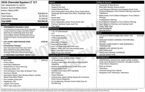 Another view of 2026 Chevrolet Equinox LT for sale in Warrensburg, MO at Warrensburg Ford