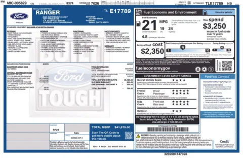 Another view of 2026 Ford Ranger XLT for sale in Warrensburg, MO at Warrensburg Ford