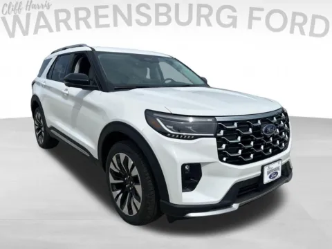 White 2026 Ford Explorer Platinum for sale in Warrensburg, MO