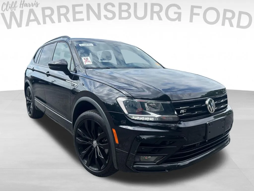 Black 2021 Volkswagen Tiguan 2.0T SE R-Line Black for sale in Warrensburg, MO