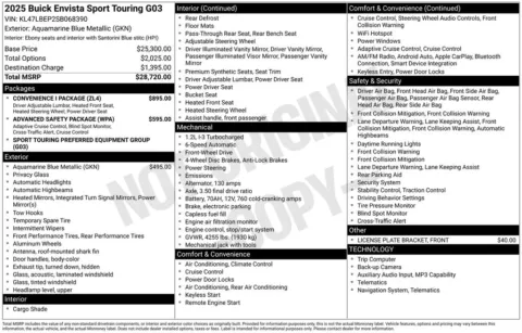 Another view of 2025 Buick Envista Sport Touring for sale in Warrensburg, MO at Warrensburg Ford
