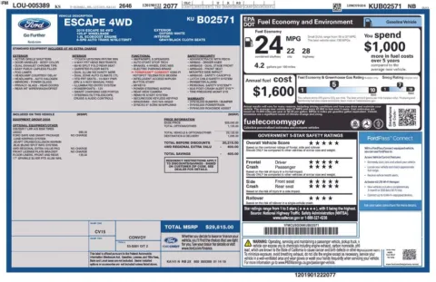 Another view of 2019 Ford Escape SE for sale in Warrensburg, MO at Warrensburg Ford