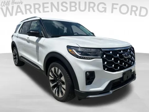 White 2026 Ford Explorer Platinum for sale in Warrensburg, MO