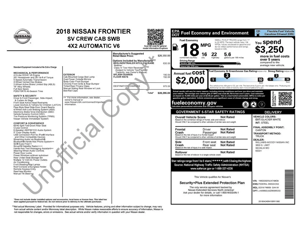 2018 Nissan Frontier SV - Photo 34
