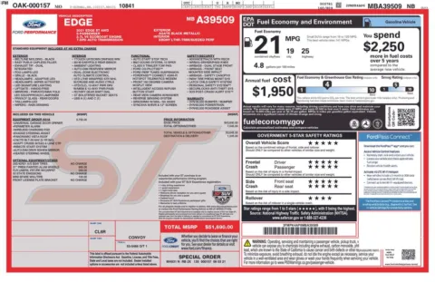 Another view of 2021 Ford Edge ST for sale in Warrensburg, MO at Warrensburg Ford