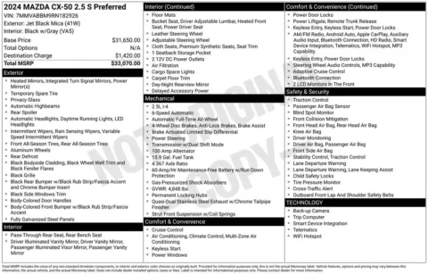 Another view of 2024 Mazda CX-50 2.5 S Preferred Package for sale in Warrensburg, MO at Warrensburg Ford