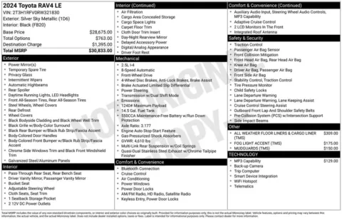 Another view of 2024 Toyota RAV4 LE for sale in Warrensburg, MO at Warrensburg Ford