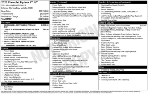 Another view of 2023 Chevrolet Equinox LT for sale in Warrensburg, MO at Warrensburg Ford