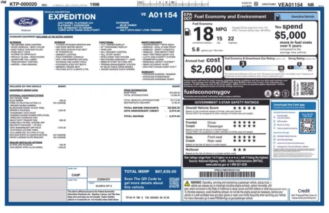 Another view of 2027 Ford Expedition Platinum for sale in Warrensburg, MO at Warrensburg Ford