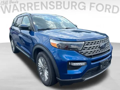 Blue 2021 Ford Explorer Limited for sale in Warrensburg, MO