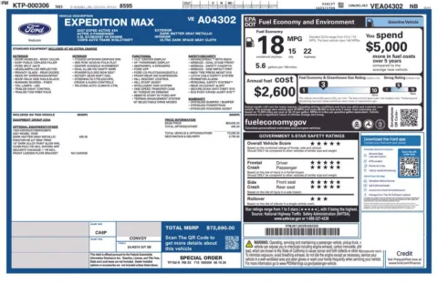 Another view of 2027 Ford Expedition Max Active for sale in Warrensburg, MO at Warrensburg Ford