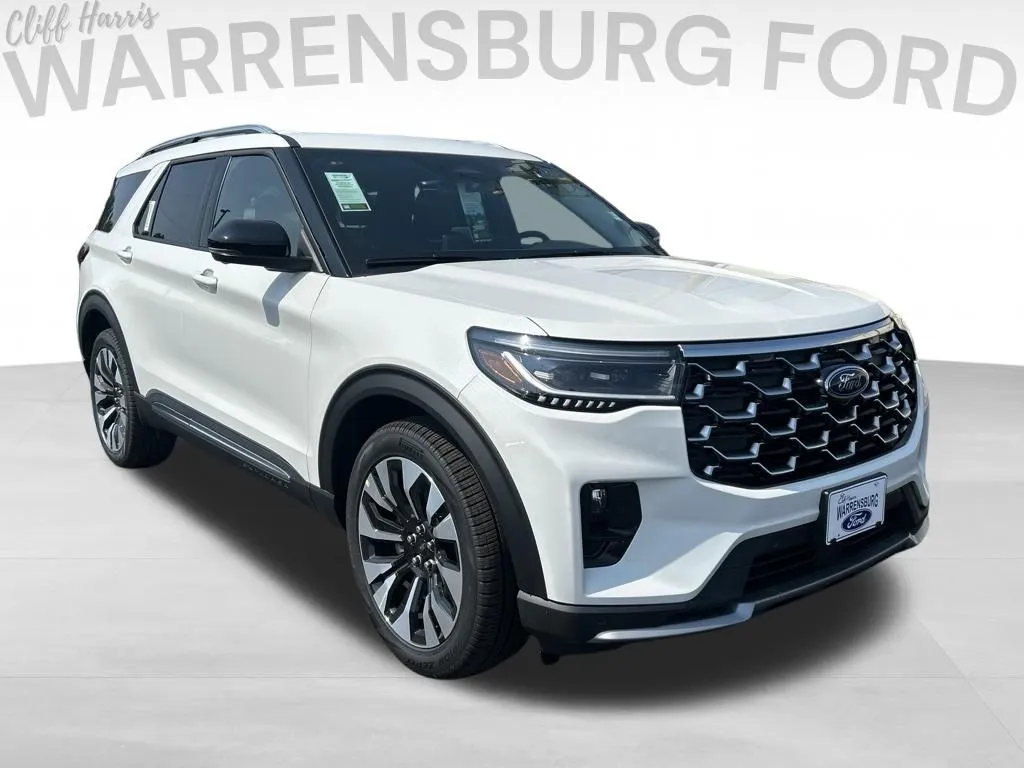 White 2026 Ford Explorer Platinum for sale in Warrensburg, MO