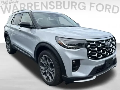 White 2025 Ford Explorer Platinum for sale in Warrensburg, MO