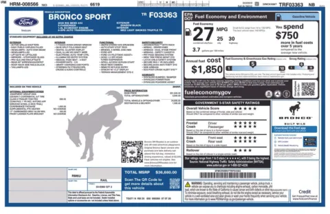 Another view of 2026 Ford Bronco Sport Big Bend for sale in Warrensburg, MO at Warrensburg Ford