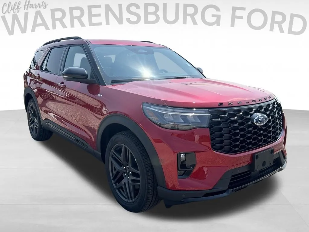 Red 2026 Ford Explorer ST-Line for sale in Warrensburg, MO