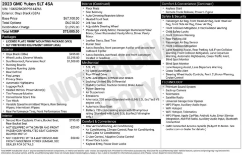 Another view of 2023 GMC Yukon SLT for sale in Warrensburg, MO at Warrensburg Ford
