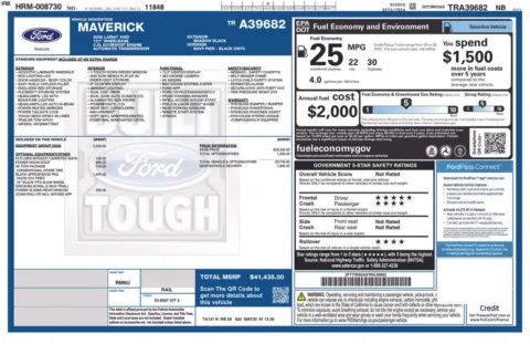 Another view of 2026 Ford Maverick Lariat for sale in Warrensburg, MO at Warrensburg Ford