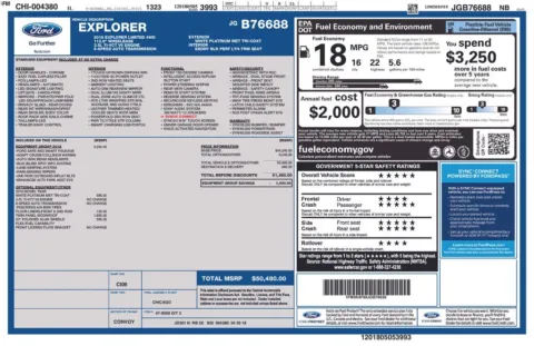 Another view of 2018 Ford Explorer Limited for sale in Warrensburg, MO at Warrensburg Ford