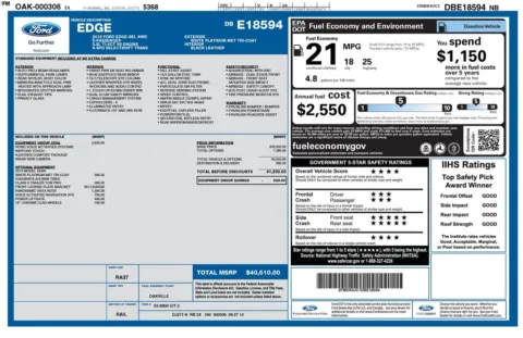 Another view of 2013 Ford Edge SEL for sale in Warrensburg, MO at Warrensburg Ford