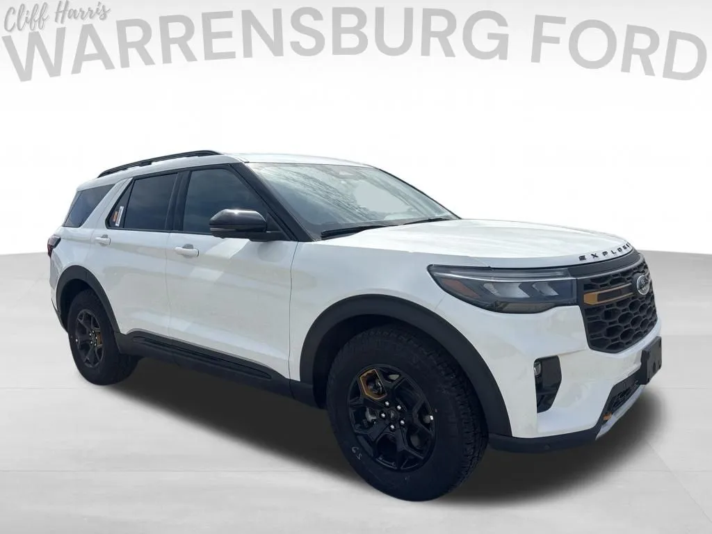 White 2026 Ford Explorer Tremor for sale in Warrensburg, MO
