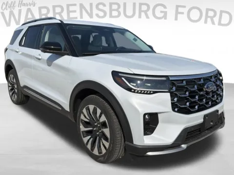 White 2026 Ford Explorer Platinum for sale in Warrensburg, MO