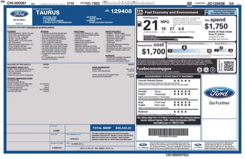 Another view of 2018 Ford Taurus SEL for sale in Warrensburg, MO at Warrensburg Ford