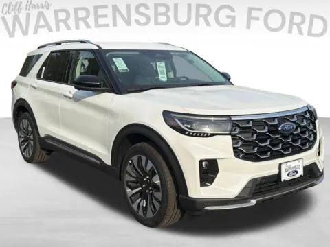 White 2026 Ford Explorer Platinum for sale in Warrensburg, MO