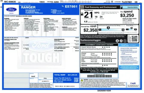 Another view of 2026 Ford Ranger XLT for sale in Warrensburg, MO at Warrensburg Ford