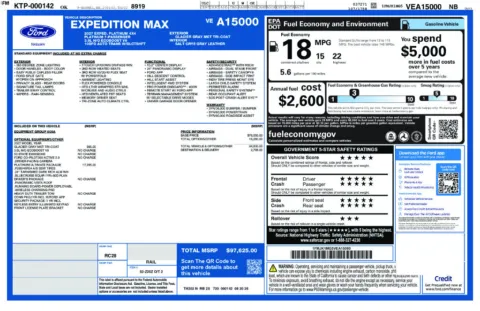 Another view of 2027 Ford Expedition Max Platinum for sale in Warrensburg, MO at Warrensburg Ford