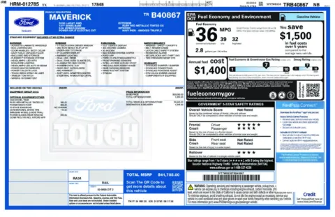 Another view of 2026 Ford Maverick Lariat for sale in Warrensburg, MO at Warrensburg Ford