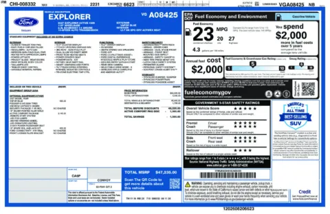 Another view of 2027 Ford Explorer Active for sale in Warrensburg, MO at Warrensburg Ford