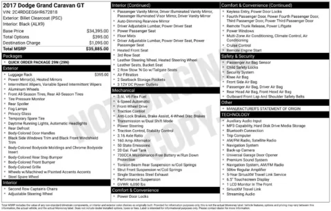 Another view of 2017 Dodge Grand Caravan GT for sale in Warrensburg, MO at Warrensburg Ford