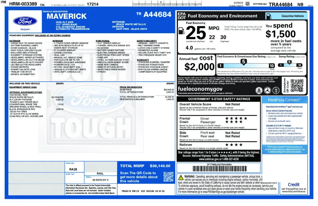 2026 Ford Maverick XLT - Photo 40