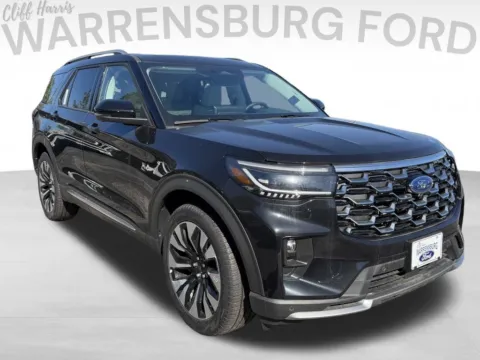 Black 2026 Ford Explorer Platinum for sale in Warrensburg, MO