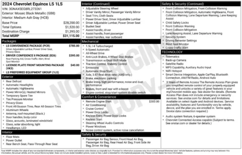 Another view of 2024 Chevrolet Equinox LS for sale in Warrensburg, MO at Warrensburg Ford