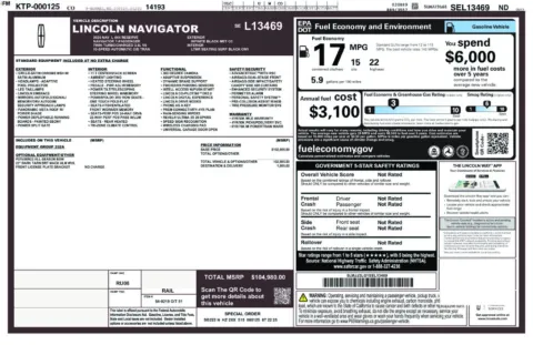 Another view of 2025 Lincoln Navigator L Reserve for sale in Warrensburg, MO at Warrensburg Ford